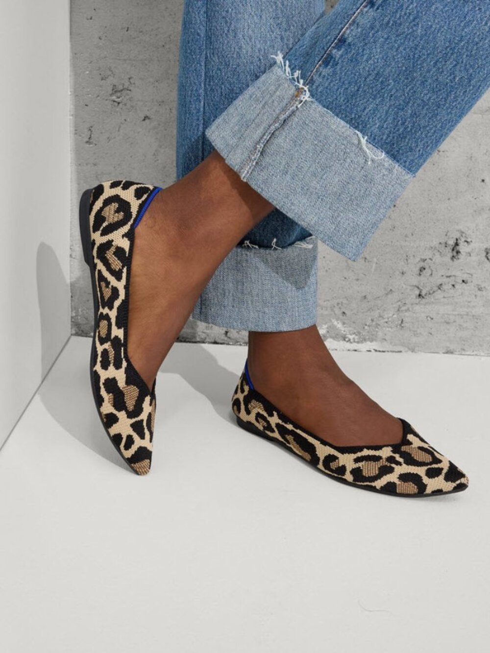 Rothy's The Point II Flats in Desert Cat Sz 7